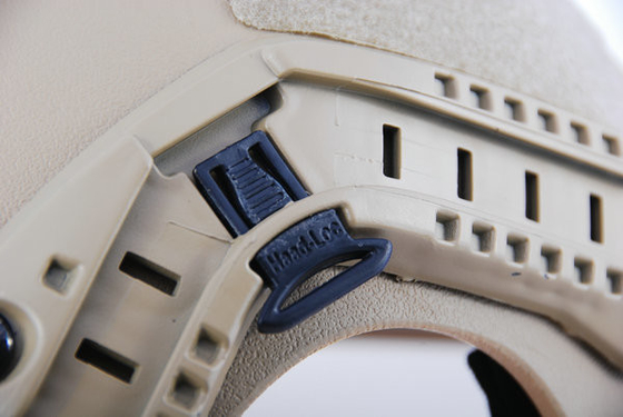 Buena ventilación casco militar táctico con material de aramida