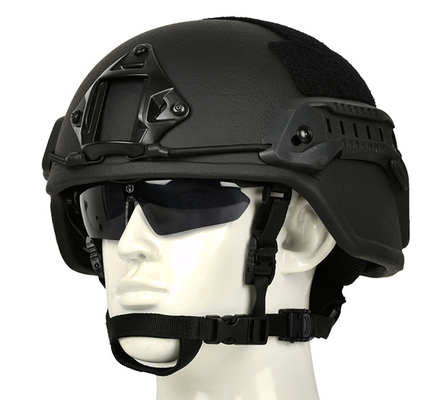 El casco táctico a prueba de balas de la policía de campo de batalla de alta calidad.