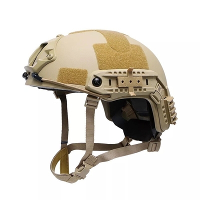 Casco balístico rápido NIJ IIIA Casco de protección balística Kevlar táctico de gran tamaño de alto corte