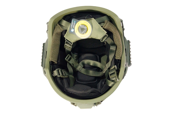 Casco de Wendy NIJ IIIA Kevlar balístico táctico de gran tamaño Casco de corte alto