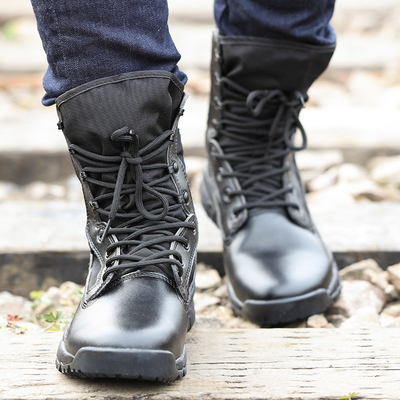 Botas tácticas con apoyo de tobillo para personal de seguridad