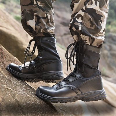 Botas de goma de combate con revestimiento aislado para hombres