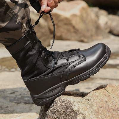 Botas de goma de combate con revestimiento aislado para hombres