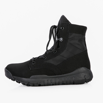 Botas tácticas de combate para hombres con forro de algodón transpirable para actividades al aire libre