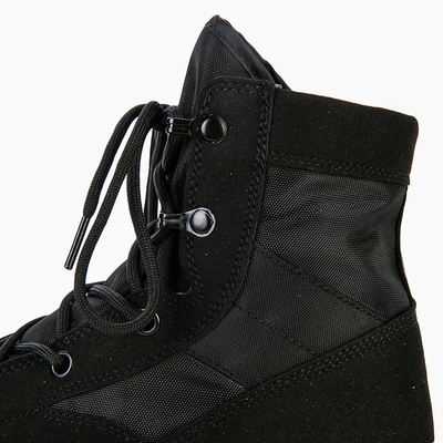 Botas tácticas de combate para hombres con forro de algodón transpirable para actividades al aire libre
