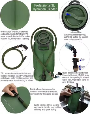Kit táctico de primeros auxilios reflejantes resistentes al agua con correas ajustables
