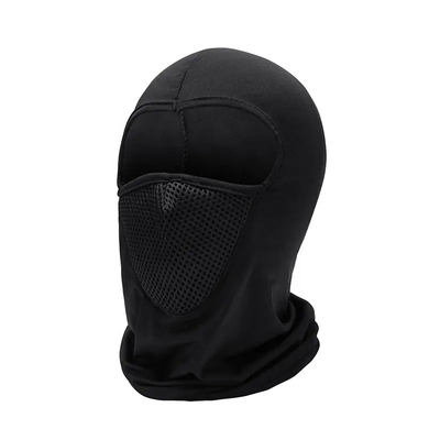 Máscara de cara de balaclava táctica Negro Balaclava táctica personalizada para hombres deportes al aire libre