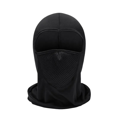 Máscara de cara de balaclava táctica Negro Balaclava táctica personalizada para hombres deportes al aire libre