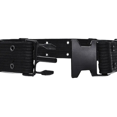 Negro de liberación rápida exterior impermeable PP Cinturón táctico personalizado para hombres Entrenamiento táctico Deportes al aire libre y senderismo
