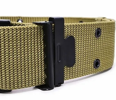 Khaki impermeable de liberación rápida PP cinturón de cinturón táctico para entrenamiento al aire libre y senderismo