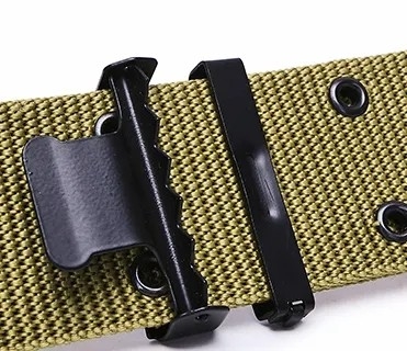Khaki impermeable de liberación rápida PP cinturón de cinturón táctico para entrenamiento al aire libre y senderismo