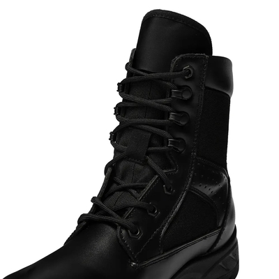 Zapatos de combate de cuero táctico para hombres