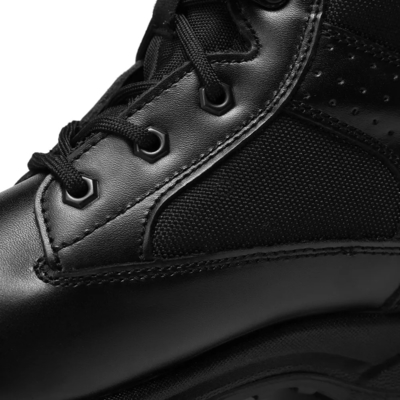 Zapatos de combate de cuero táctico para hombres
