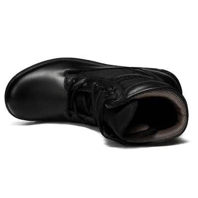 Zapatos de combate de cuero táctico para hombres