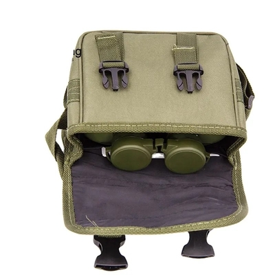 Luminoso binocular portátil óptico con bolso Visión nocturna Telescopio de caza Binoculares para caza y escalada