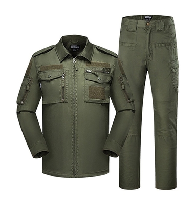 Color verde oliva negro camuflaje de bosques 728 ropa táctica uniforme traje de camuflaje