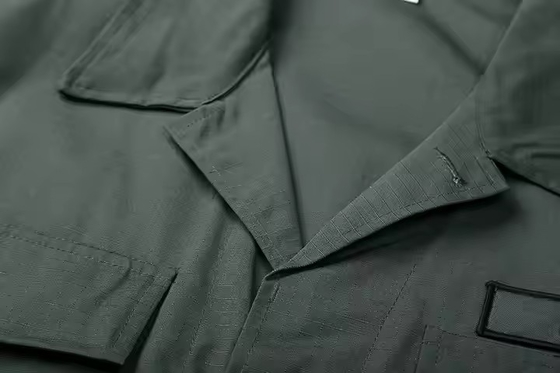 Logotipo personalizado BDU Traje de combate sólido Verde profundo Uniforme táctico