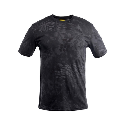 China Xinxin fabricante camuflaje cuello redondo algodón puro manga corta camiseta de entrenamiento táctico