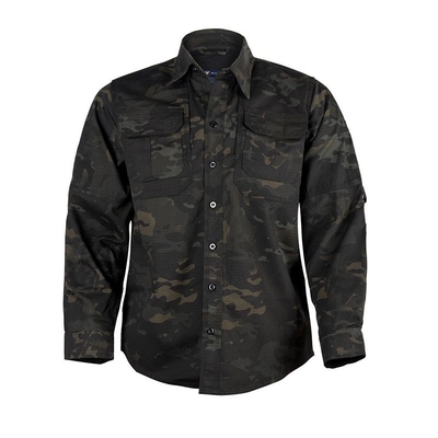 Uniforme de combate táctico Camisa y pantalones con almohadillas de codo y rodilla Colores de camuflaje de equipo táctico