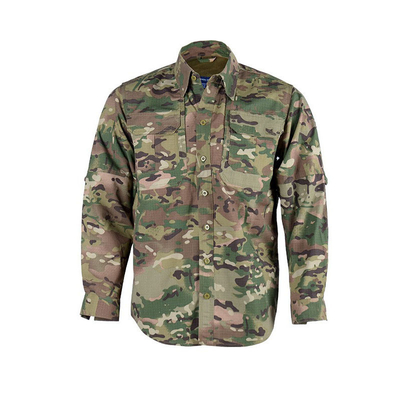 Uniforme de combate táctico Camisa y pantalones con almohadillas de codo y rodilla Colores de camuflaje de equipo táctico