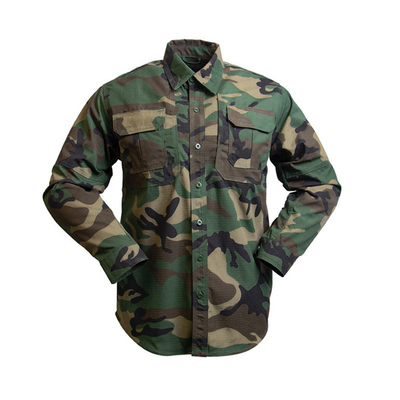 Uniforme de combate táctico Camisa y pantalones con almohadillas de codo y rodilla Colores de camuflaje de equipo táctico