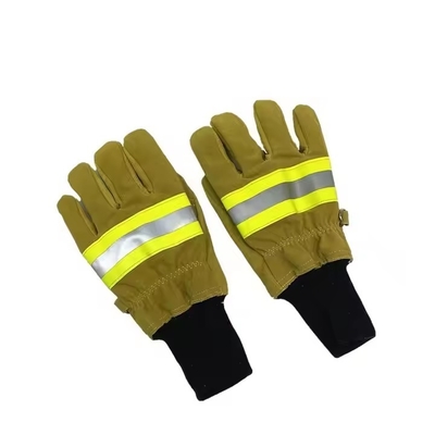 Guantes tácticos resistentes al calor para bomberos y bomberos Guantes de emergencia para rescate de incendios Guante de seguridad
