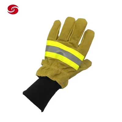 Guantes tácticos resistentes al calor para bomberos y bomberos Guantes de emergencia para rescate de incendios Guante de seguridad