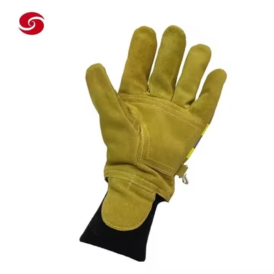Guantes tácticos resistentes al calor para bomberos y bomberos Guantes de emergencia para rescate de incendios Guante de seguridad