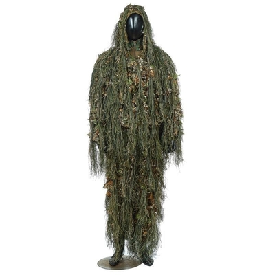 China Xinxin Tactical Caza al aire libre Entrenamiento duradero Camuflaje Impermeable Respirable Traje 3D Leaf Ghillie