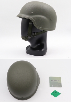 FAST Nivel II Casco a prueba de balas hecho de material de polímero PE y aramida, NIJ IIIA Fuerzas especiales tácticas