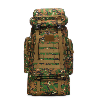 80L Capacidad grande Camuflaje impermeable Mochila de excursión Recreo Mochila táctica Deportes al aire libre A pie Mochila de viaje