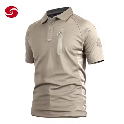 Vestido táctico digital de secado rápido Camuflaje Manga corta TWLL para hombres