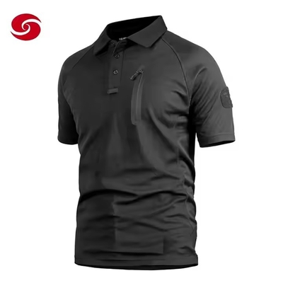 Vestido táctico digital de secado rápido Camuflaje Manga corta TWLL para hombres