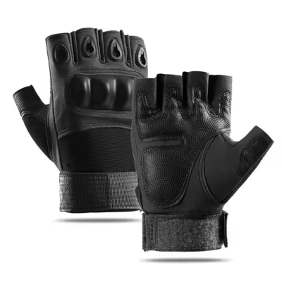 Guantes antiderrapante ligeros sin dedos Equipo táctico para actividades al aire libre