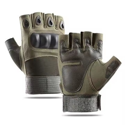 Guantes antiderrapante ligeros sin dedos Equipo táctico para actividades al aire libre