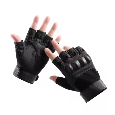 Guantes antiderrapante ligeros sin dedos Equipo táctico para actividades al aire libre