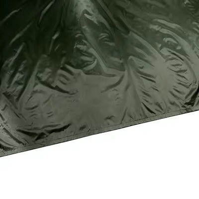 Pantalón de lluvia de poliéster transpirable verde oliva para actividades al aire libre