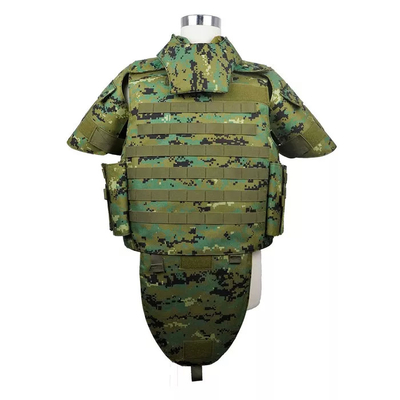 Chaleco táctico de combate multicámara con correas de cintura ajustables y hombros extraíbles