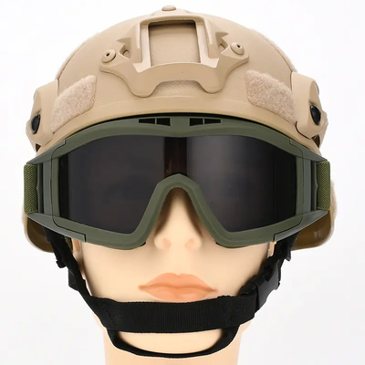 Tacticak Equipo para exteriores Gafas de protección para los ojos Anti niebla Gafas de caza Ciclismo