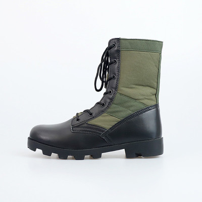 Durable Jungle Hiking Botas de combate tácticas Botas de lona Rangers Panamá caucho