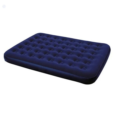 Al por mayor Cama de aire azul oscuro Cama de aire potable Cama de aire flocado Equipo táctico para actividades al aire libre