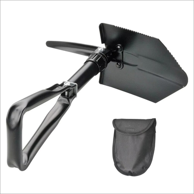 Pala de acero al carbono Pala táctica militar para actividades de campamento y automóviles