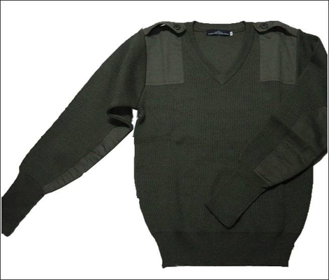 Militar, suéter policial, suéter de lana poliéster/suéter de lana