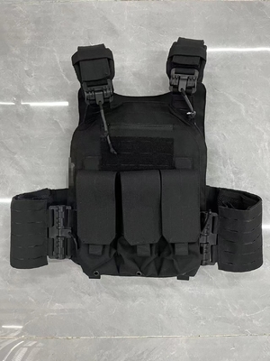 Armadura táctica del chaleco de M-3XL NIJ IIIA del camuflaje balístico militar del negro