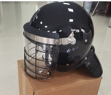 Casco anti táctico del control de alboroto de la PC del ABS del equipo de la policía antidisturbios
