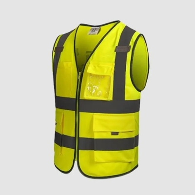 Chaqueta de alta visibilidad ropa de trabajo chaleco de seguridad reflectante con reflector para la seguridad en el lugar de trabajo
