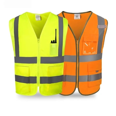 Chaqueta de alta visibilidad ropa de trabajo chaleco de seguridad reflectante con reflector para la seguridad en el lugar de trabajo