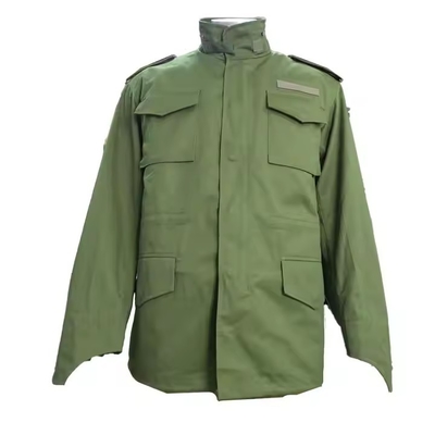 Chaqueta verde de campo de invierno resistente a las lágrimas de alta calidad chaqueta táctica M65 para hombres entrenamiento de senderismo y deportes al aire libre