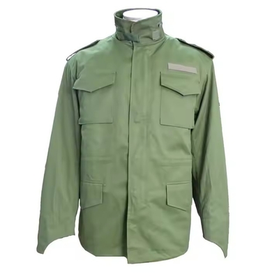 Chaqueta verde de campo de invierno resistente a las lágrimas de alta calidad chaqueta táctica M65 para hombres entrenamiento de senderismo y deportes al aire libre