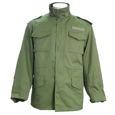 Chaqueta verde de campo de invierno resistente a las lágrimas de alta calidad chaqueta táctica M65 para hombres entrenamiento de senderismo y deportes al aire libre